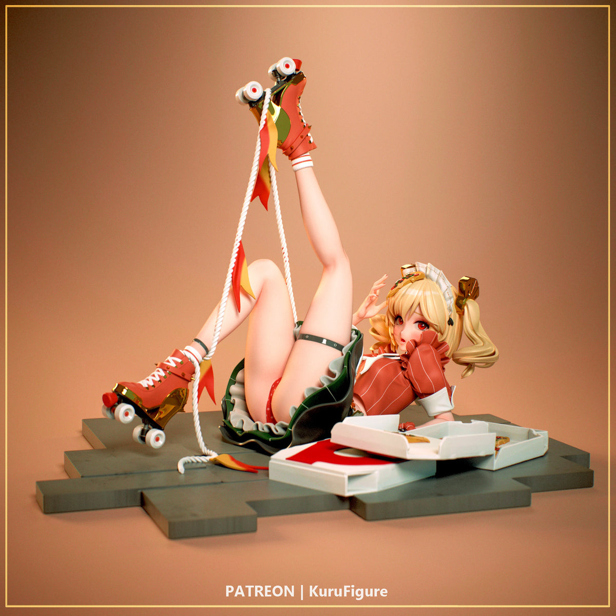 Burnice Style Zenless Zone Zero Unpainted Resin Kit (1/6-1/12)