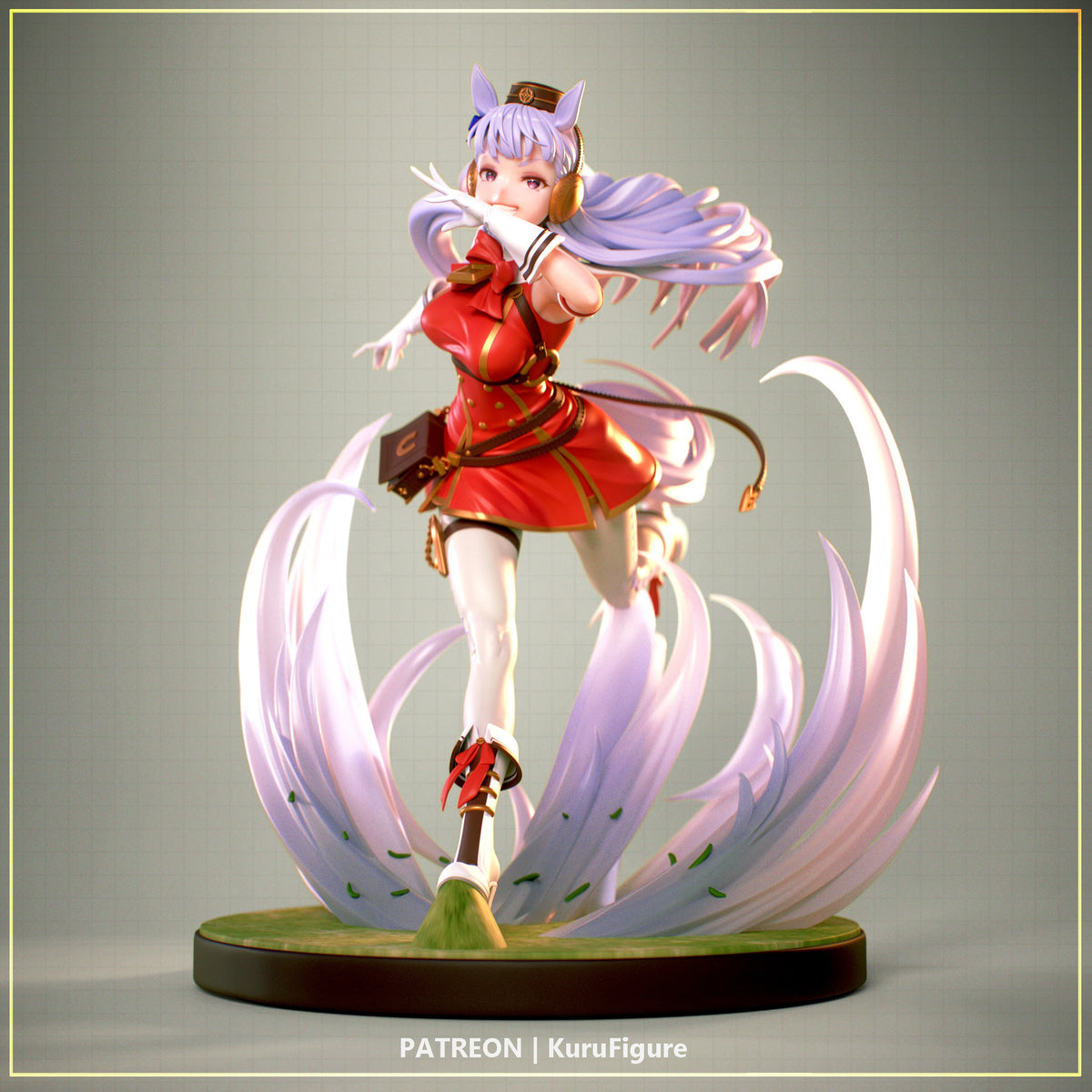 Gold Ship Style Uma Musume Unpainted Resin Garage Kit (1/6-1/12)