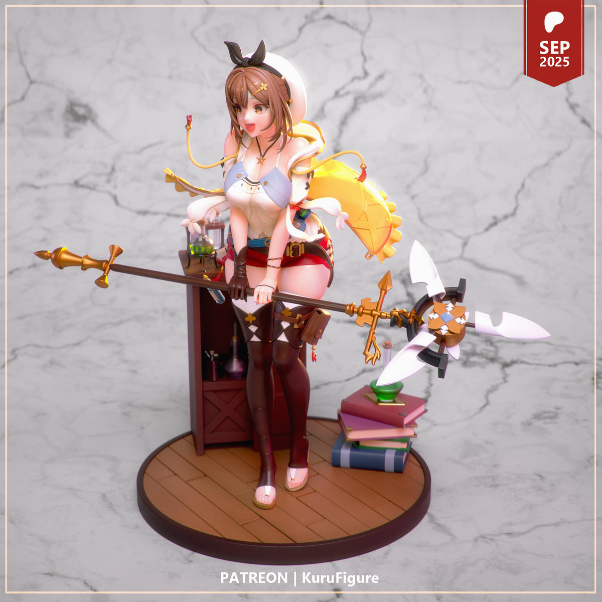 Reisalin Stout Ryza Style Atelier Unpainted Resin Kit (1/6-1/12)