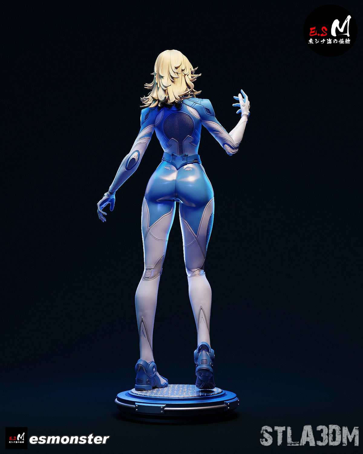 Invisible Woman Style Fantastic Four Unpainted Resin Garage Kit (1/6-1/12)