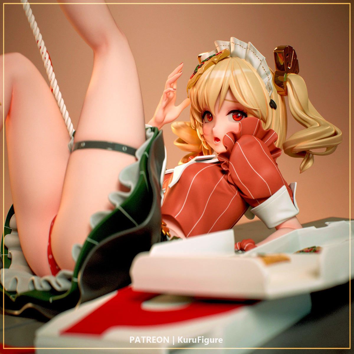 Burnice Style Zenless Zone Zero Unpainted Resin Kit (1/6-1/12)