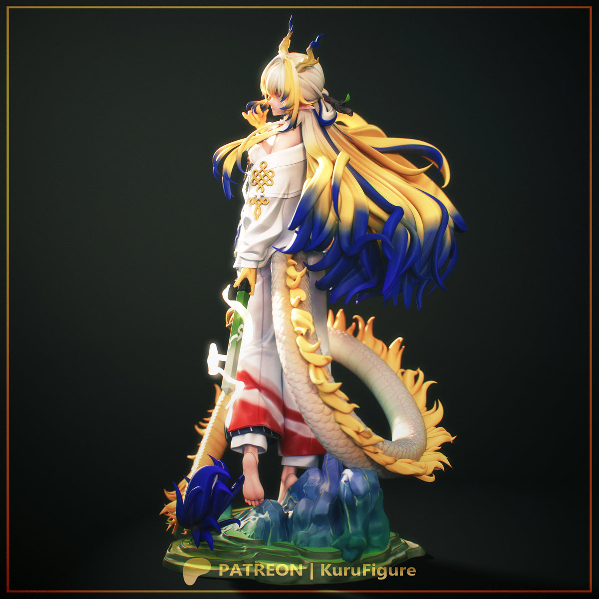Shu Style Arknights Unpainted Resin Garage Kit (1/6-1/12)