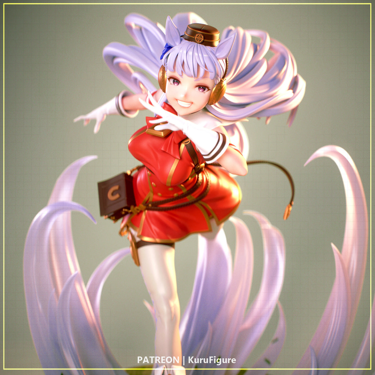 Gold Ship Style Uma Musume Unpainted Resin Garage Kit (1/6-1/12)