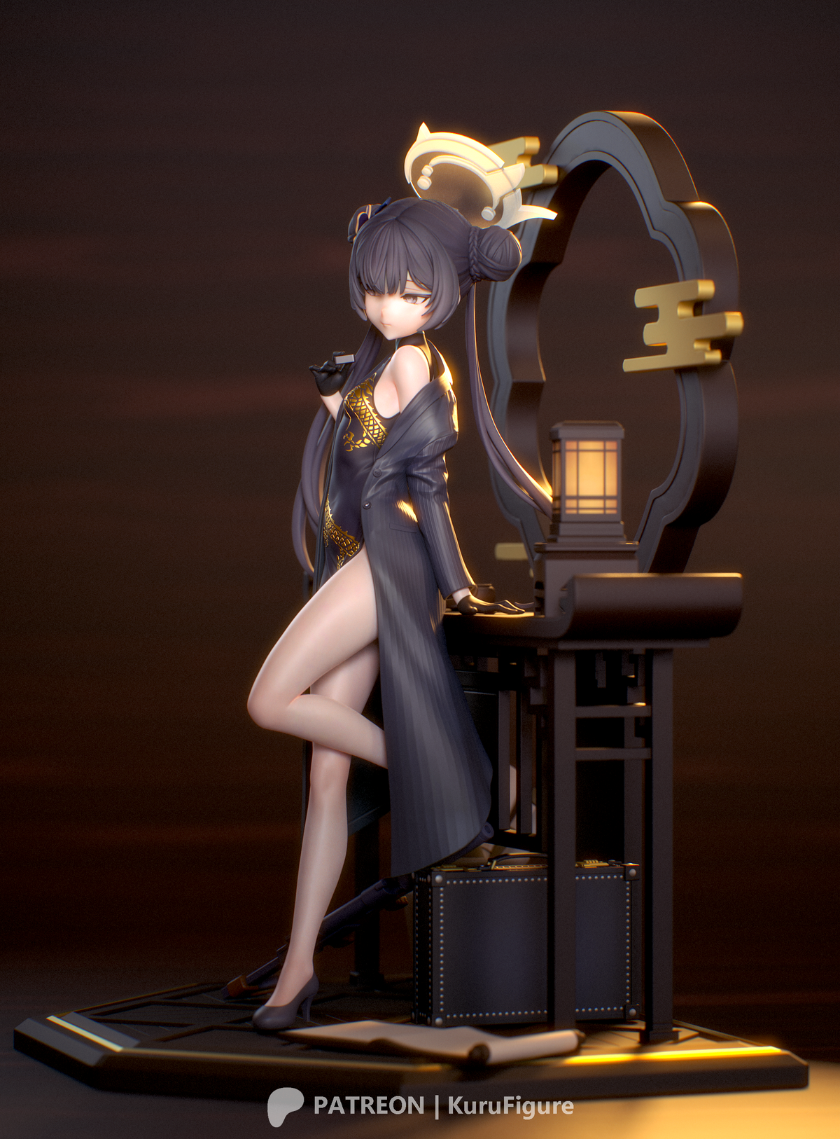 Ryuuge Kisaki Style Blue Archive Unpainted Resin Kit (1/6-1/12)