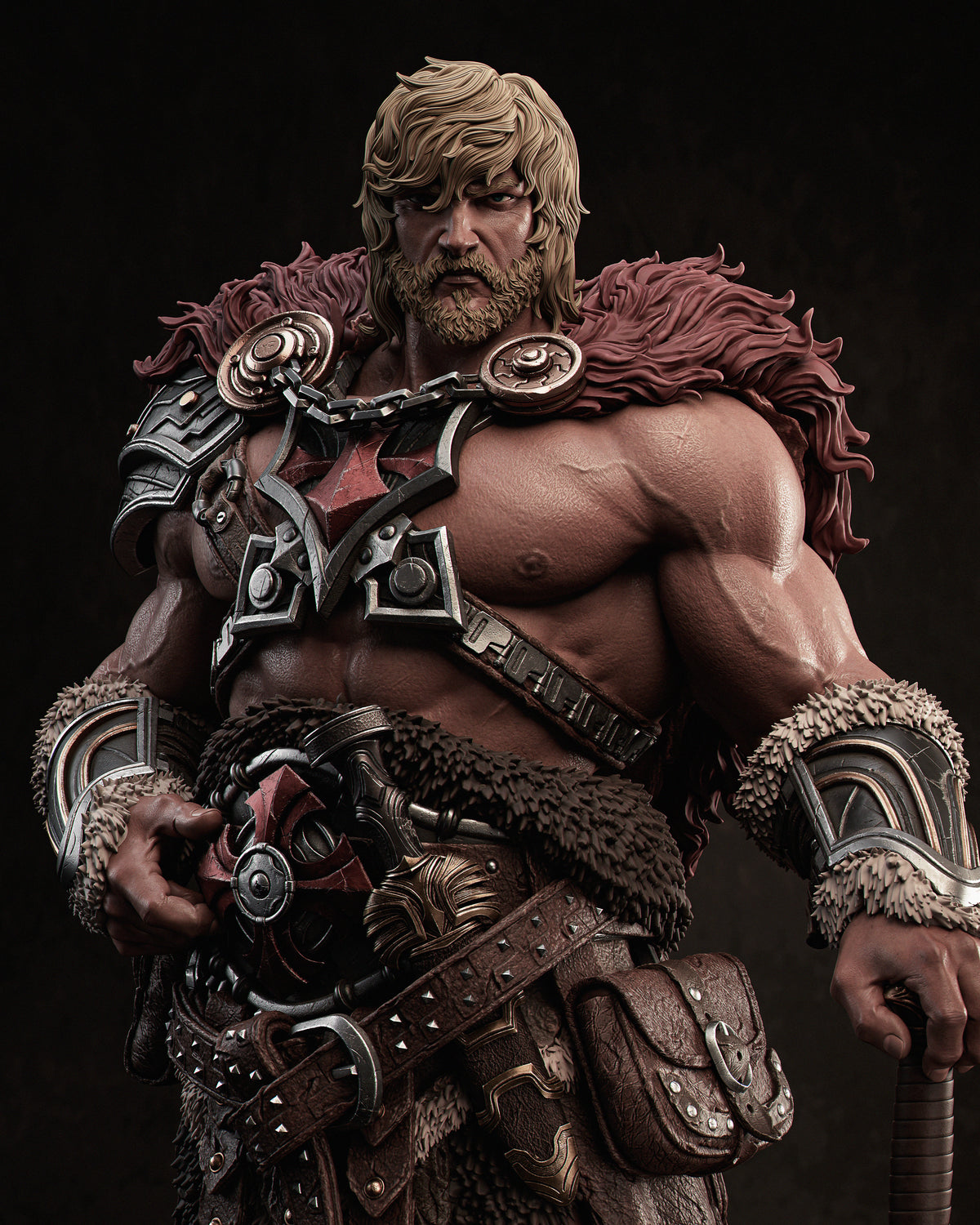 He-Man Style Masters of the Universe Unpainted Resin Garage Model Kit (1/6-1/12)