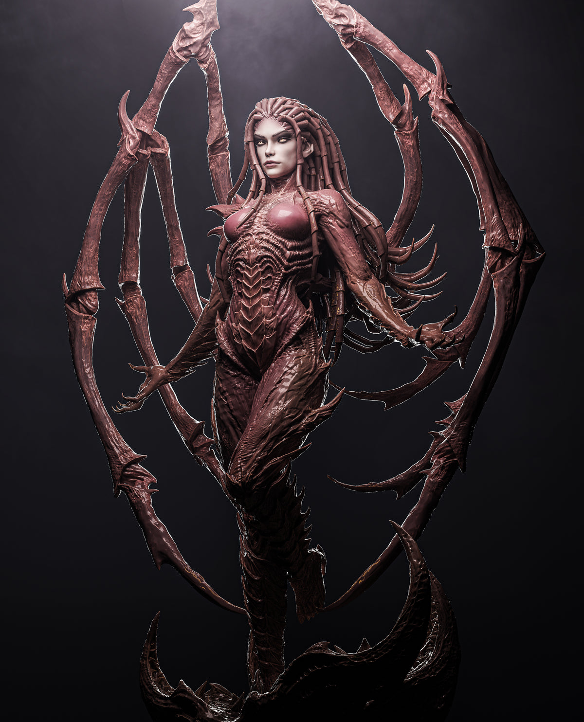 Sara Kerrigan Style Starcraft Sci-Fi Unpainted Resin Garage Kit (1/6-1/12)