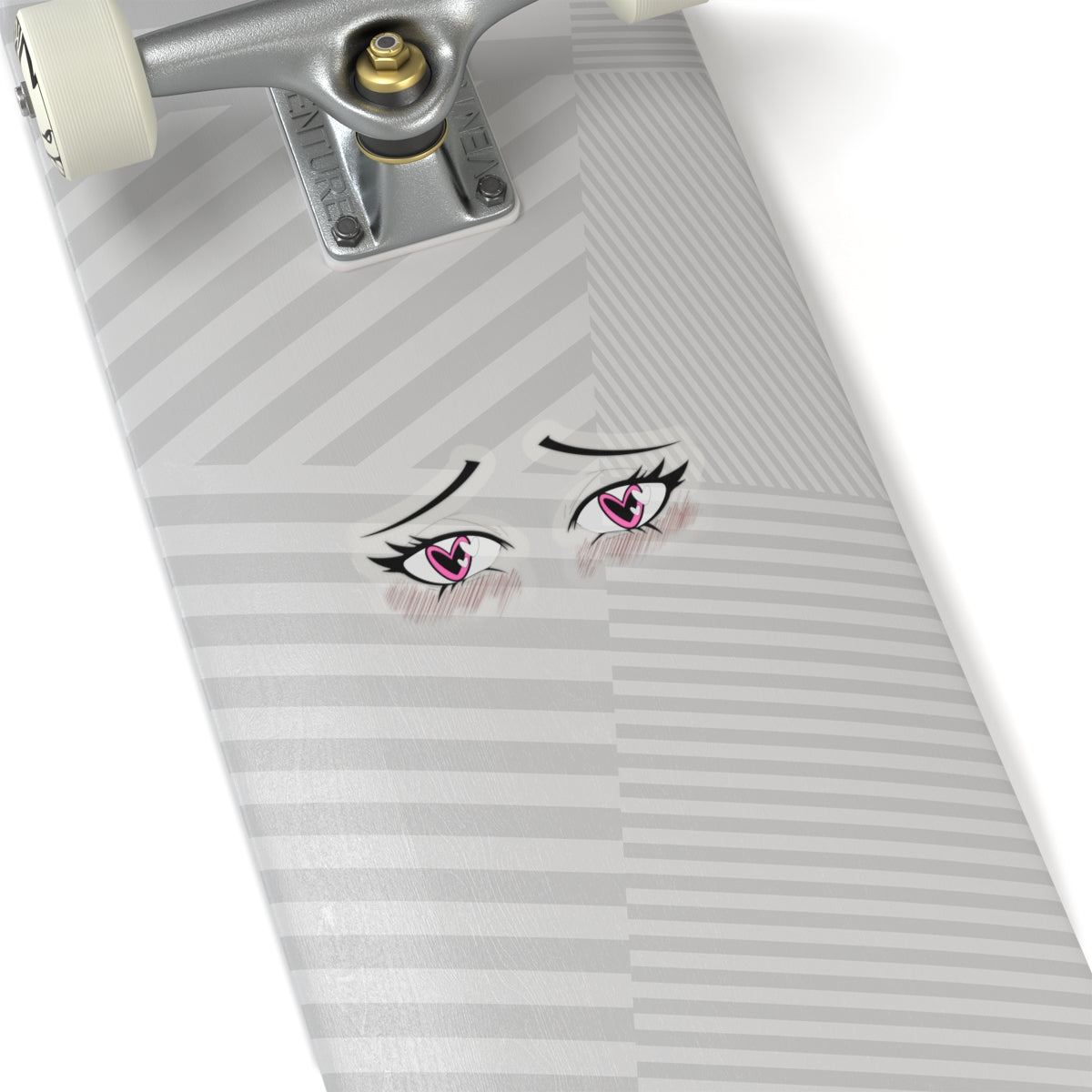 Ahegao Heart Eyes Sticker – Heart Pupils Anime Eyes Art – Cute Otaku Vinyl Decal