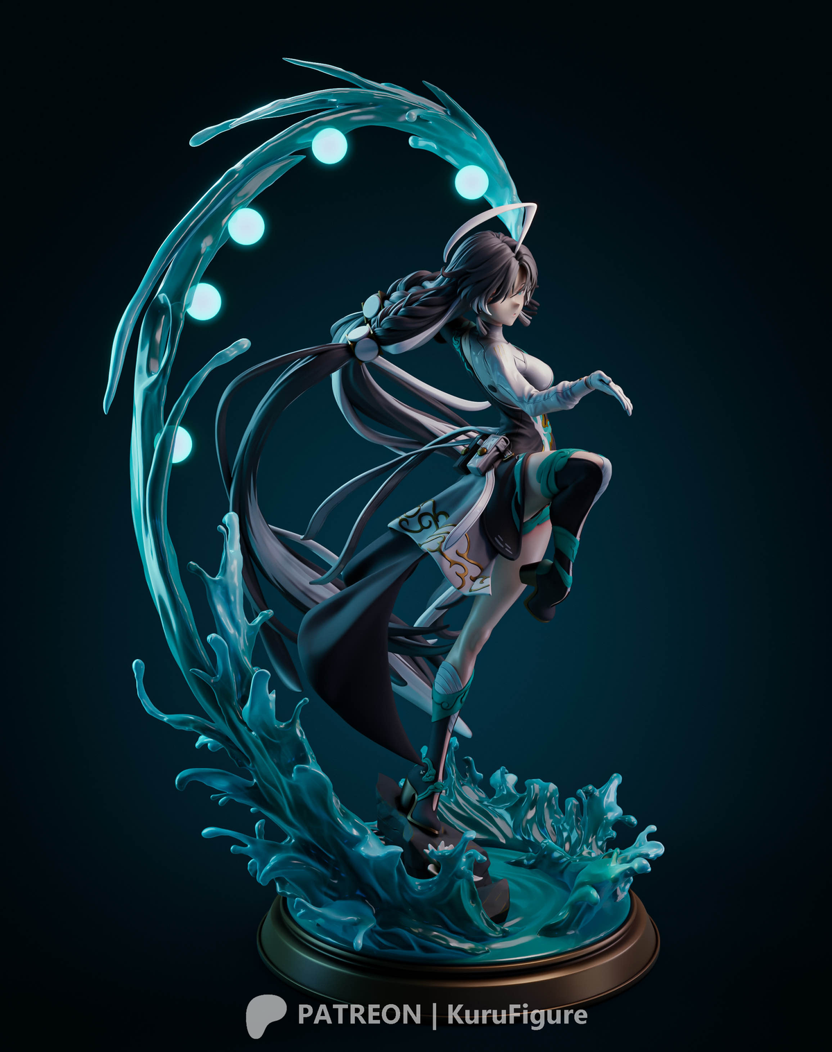 Jianxin Style Wuthering Waves Unpainted Resin Kit (1/6-1/12)