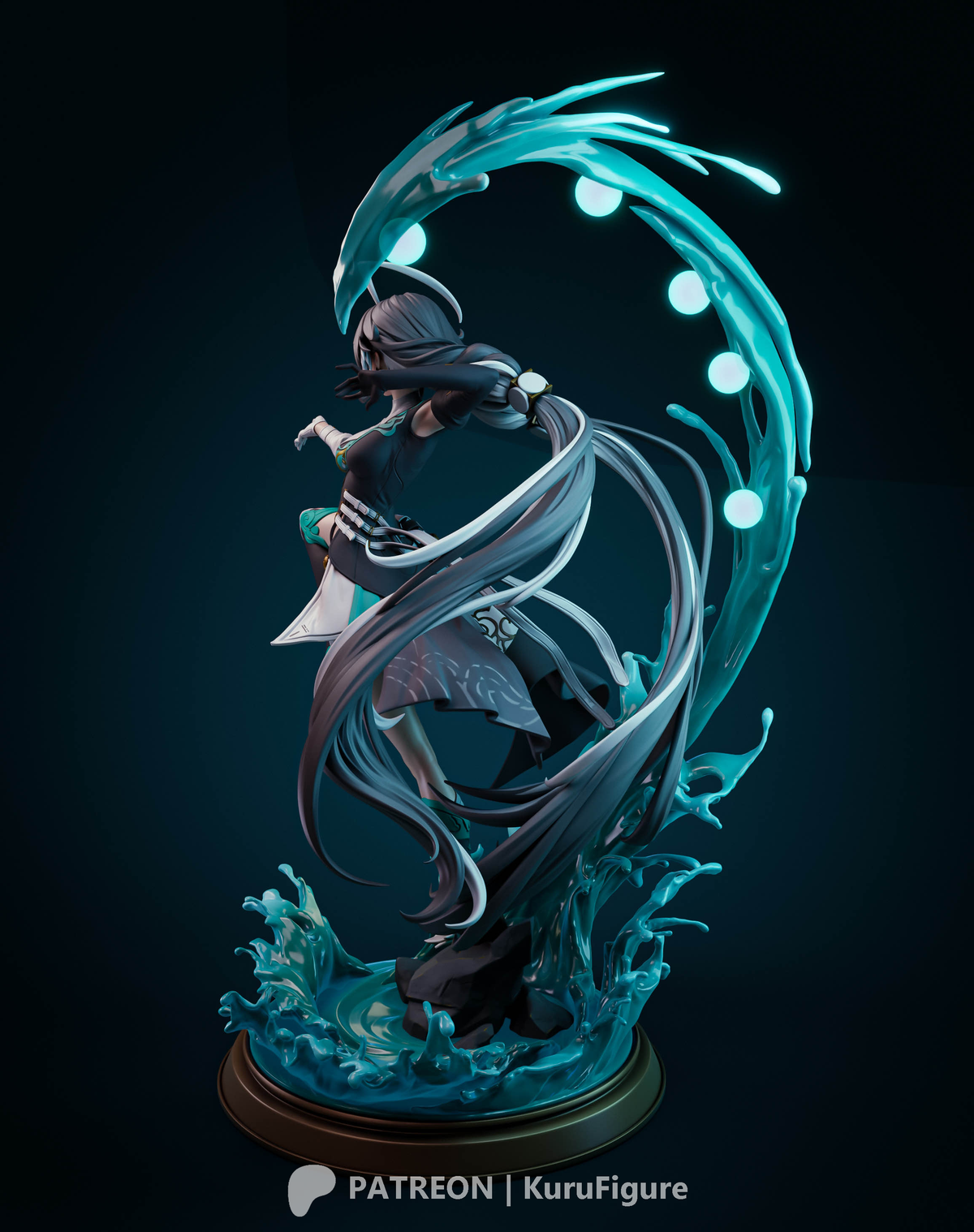 Jianxin Style Wuthering Waves Unpainted Resin Kit (1/6-1/12)