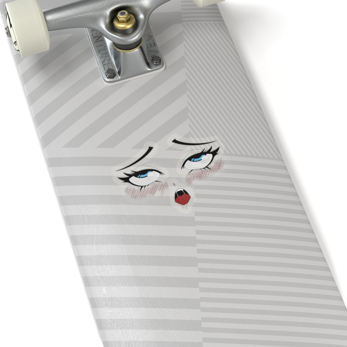Ahegao Rolling Eyes with Mouth Sticker – Anime Eyes Art – Cute Otaku Vinyl Decal