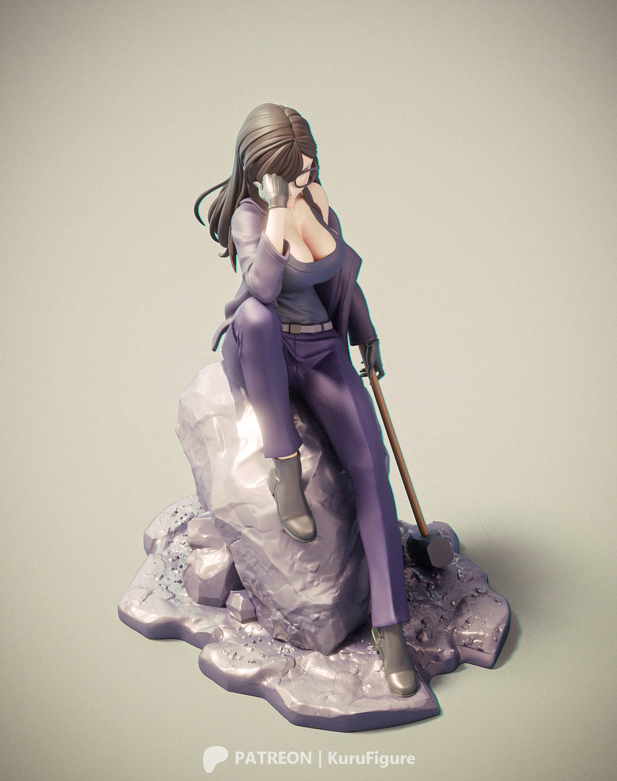 Hizuru Minakata Style Summer Time Rendering Unpainted Resin Kit (1/6-1/12)