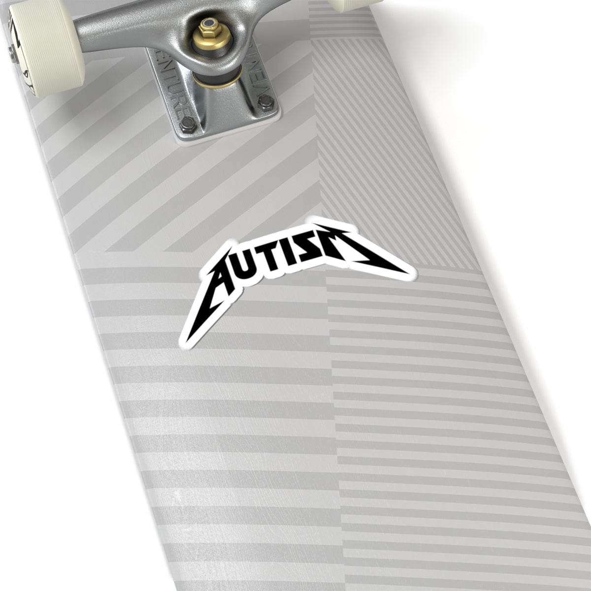 AUTISM Kiss Cut Sticker – Heavy Metal Inspired Autism Awareness Decal