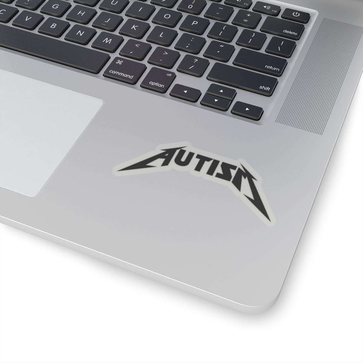 AUTISM Kiss Cut Sticker – Heavy Metal Inspired Autism Awareness Decal