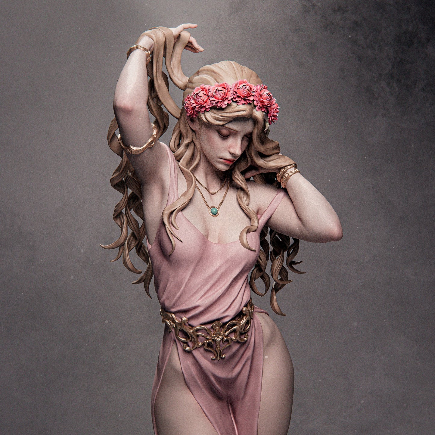 Aphrodite Greek Goddess resin kit – Unpainted 3D Printed Model kit