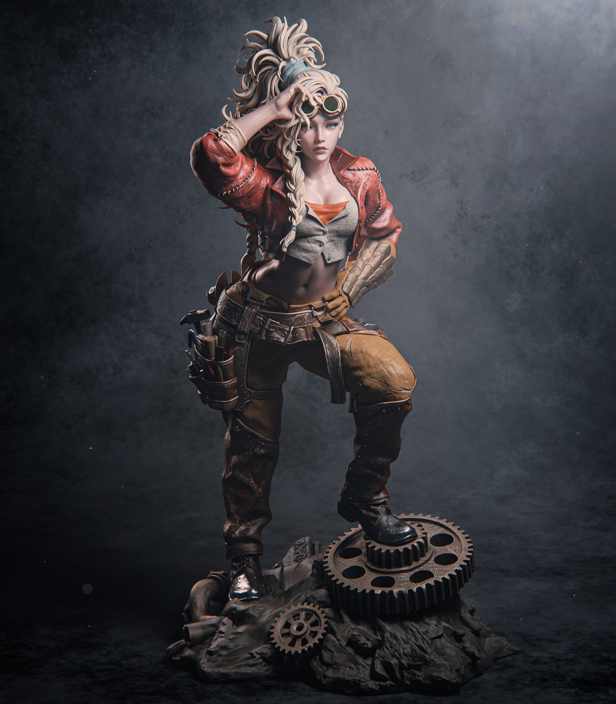 Gemma Style Dark Fantasy Monster Warrior Unpainted Resin Garage Model (1/6-1/12)