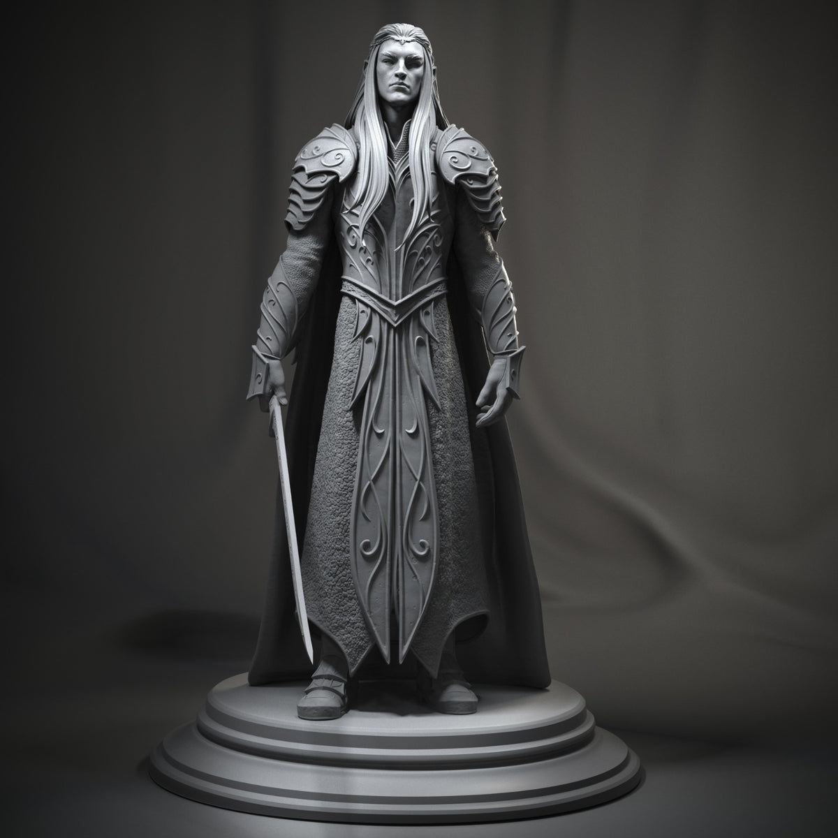 Thranduil Style Lord of the Rings Hobbit Unpainted Resin Garage Kit (1/6-1/12)
