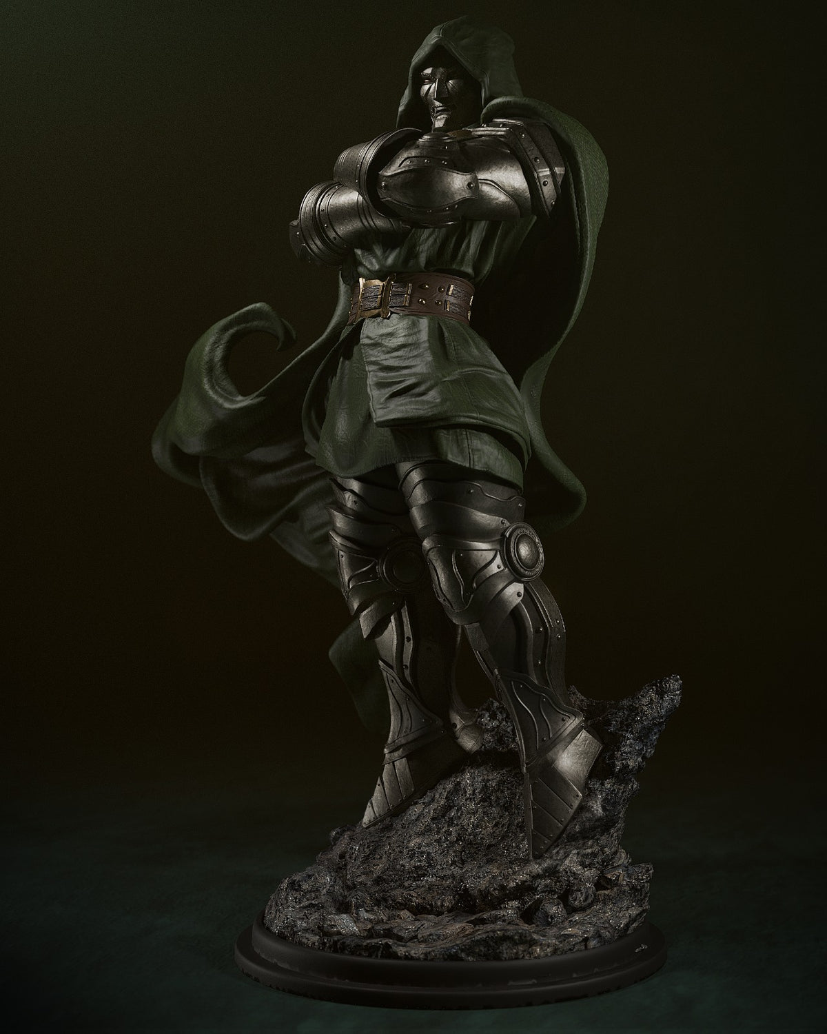 Dr Doom Style Fantastic Four Marvel Unpainted Resin Garage Model Kit (1/6-1/12)