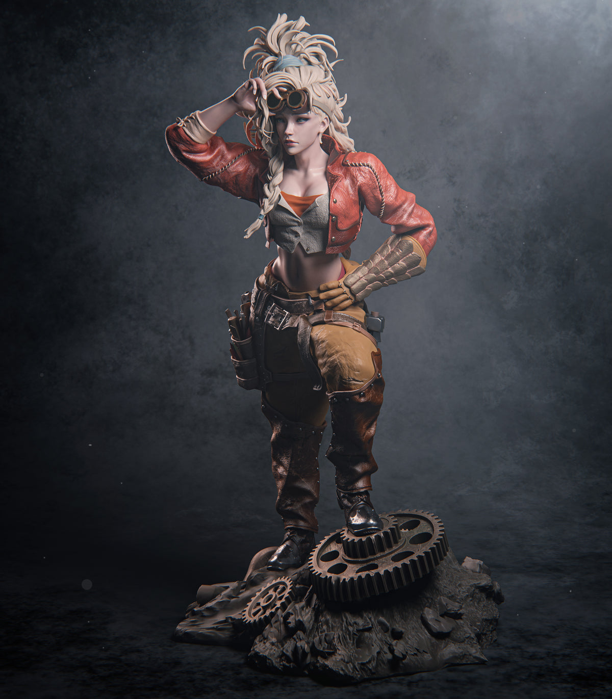 Gemma Style Dark Fantasy Monster Warrior Unpainted Resin Garage Model (1/6-1/12)