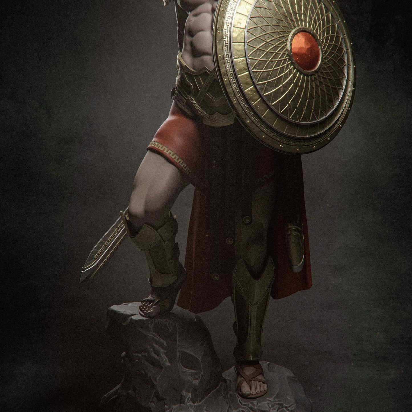 Ares Greek God resin kit – Unpainted 3D Printed Model kit