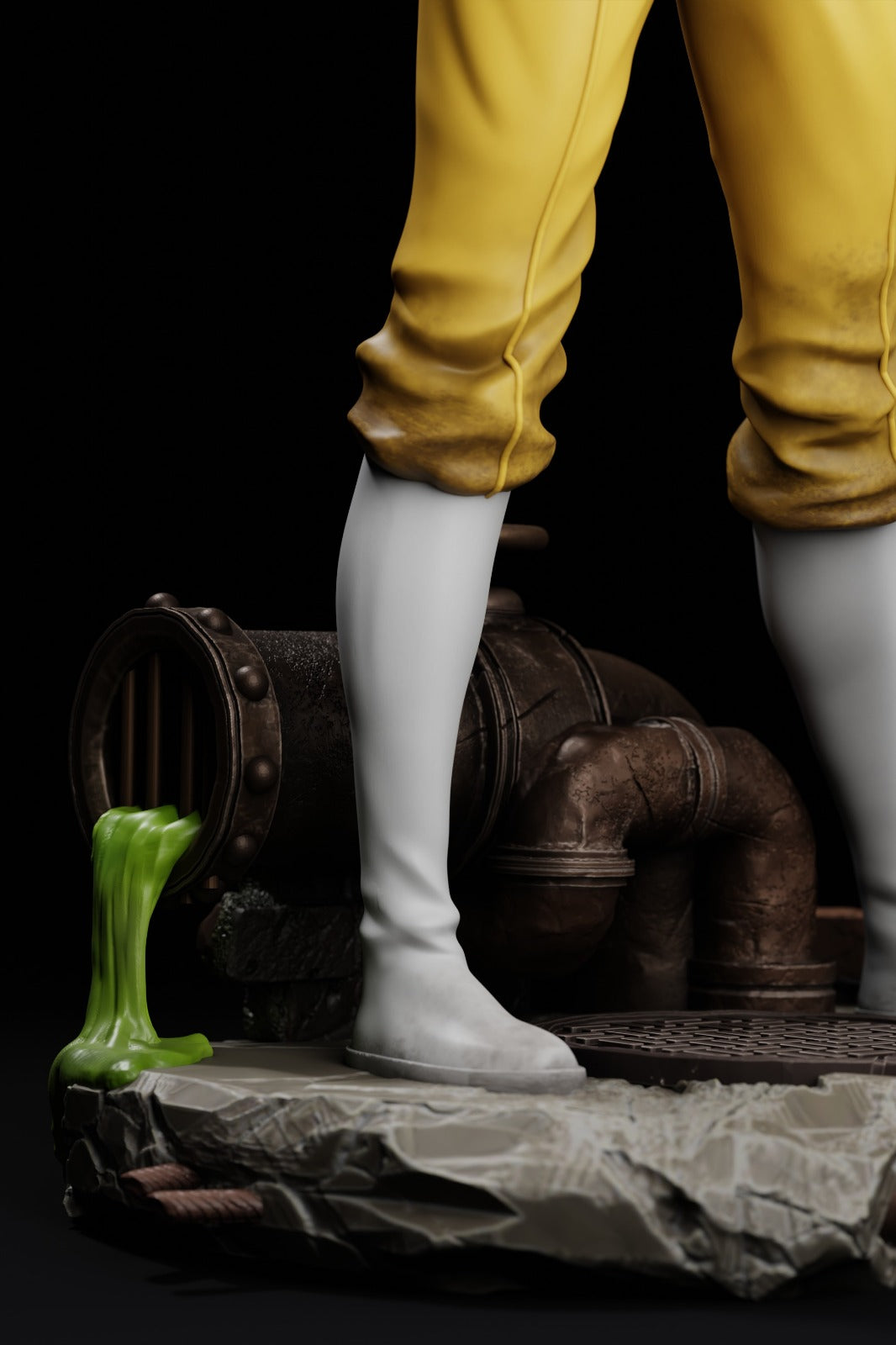 April O'Neil style Channel Heroine Girl resin kit – Unpainted 3D Printed Model kit