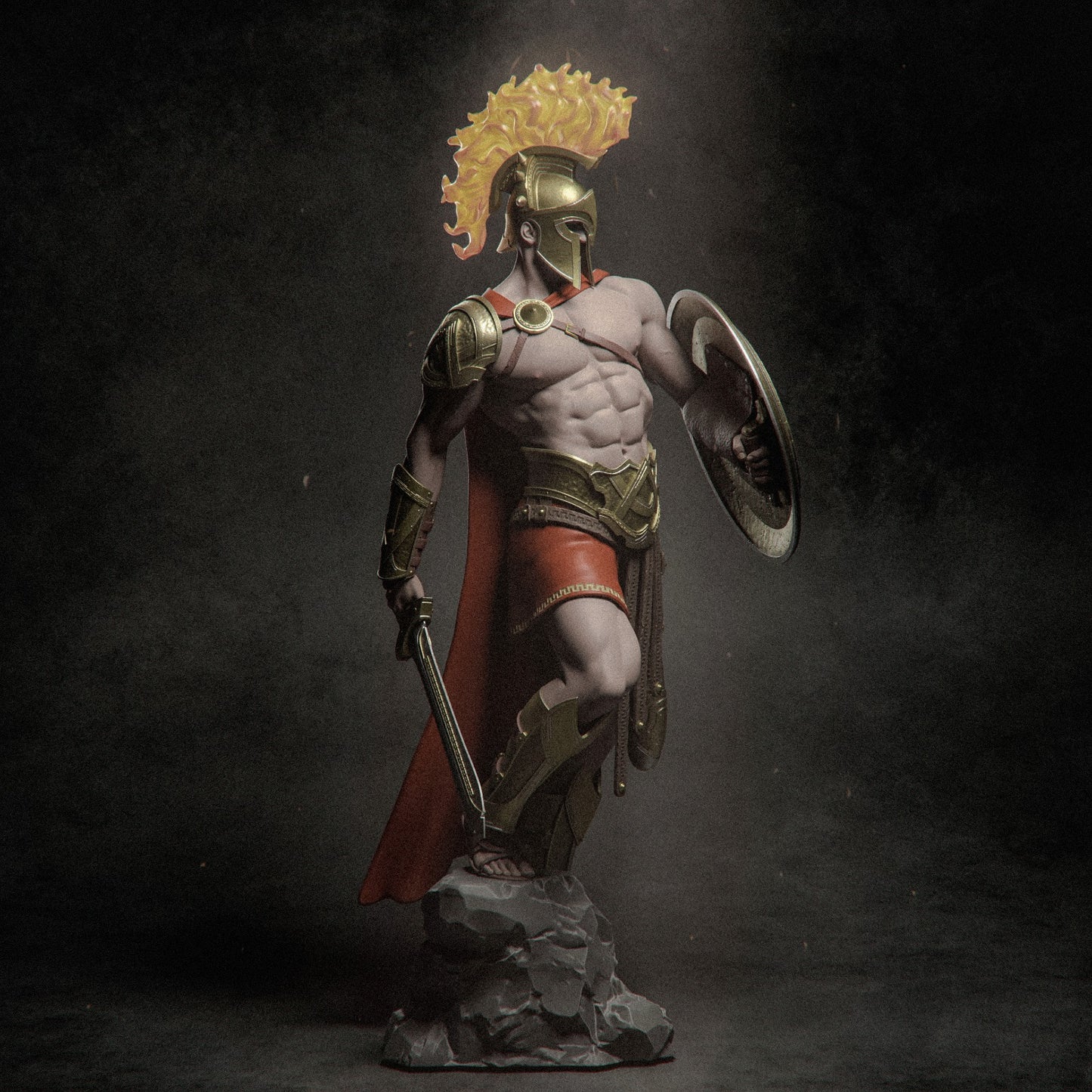 Ares Greek God resin kit – Unpainted 3D Printed Model kit