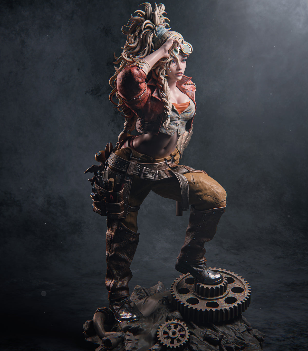 Gemma Style Dark Fantasy Monster Warrior Unpainted Resin Garage Model (1/6-1/12)