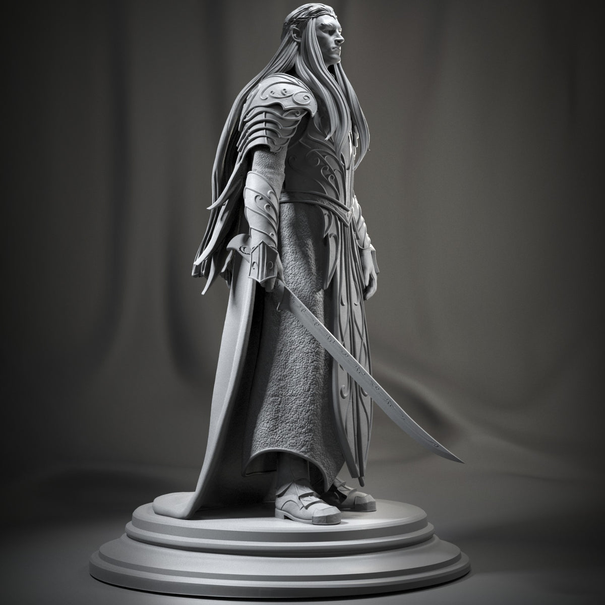 Thranduil Style Lord of the Rings Hobbit Unpainted Resin Garage Kit (1/6-1/12)