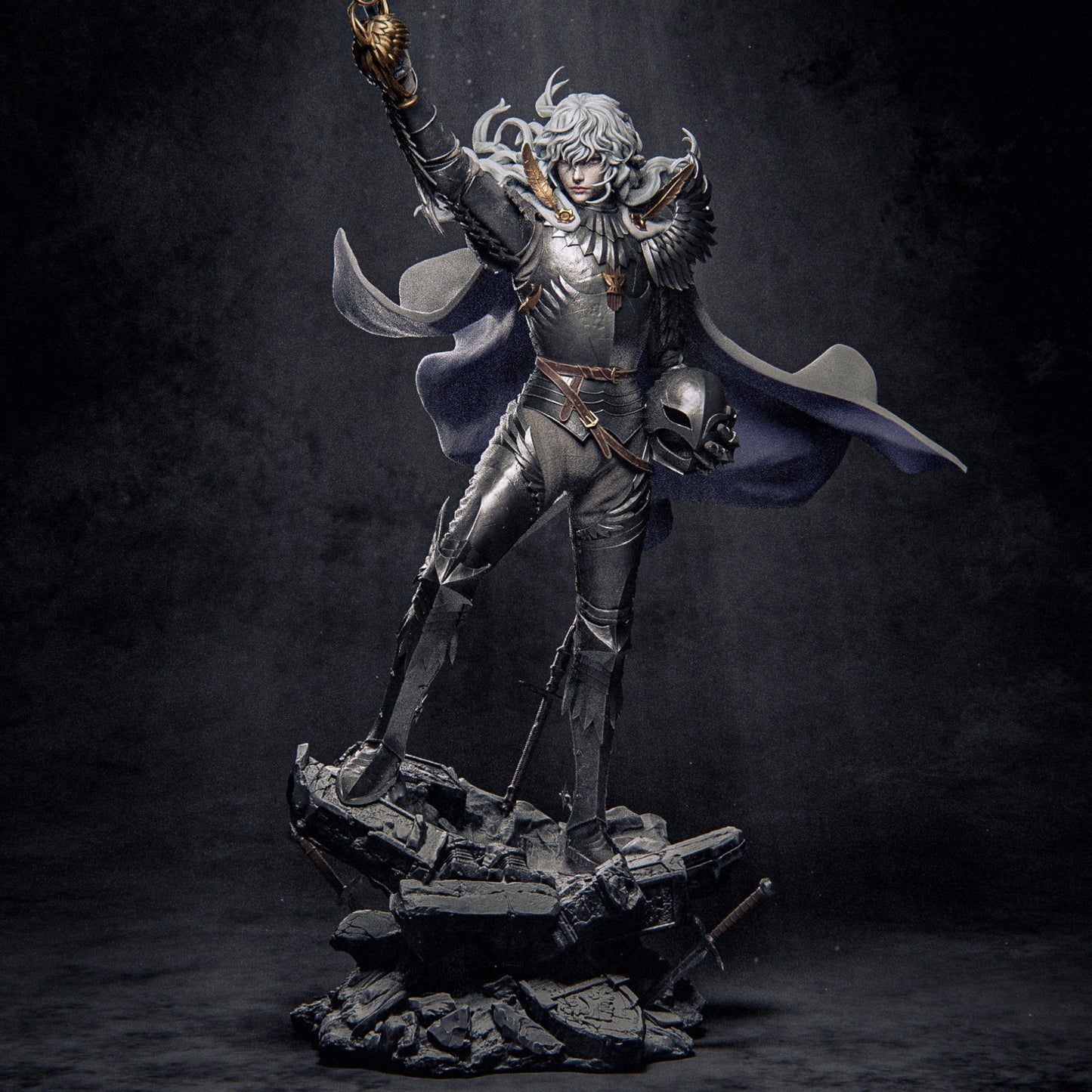 Griffith style White Hawk Commander resin kit – Unpainted 3D Printed Model kit