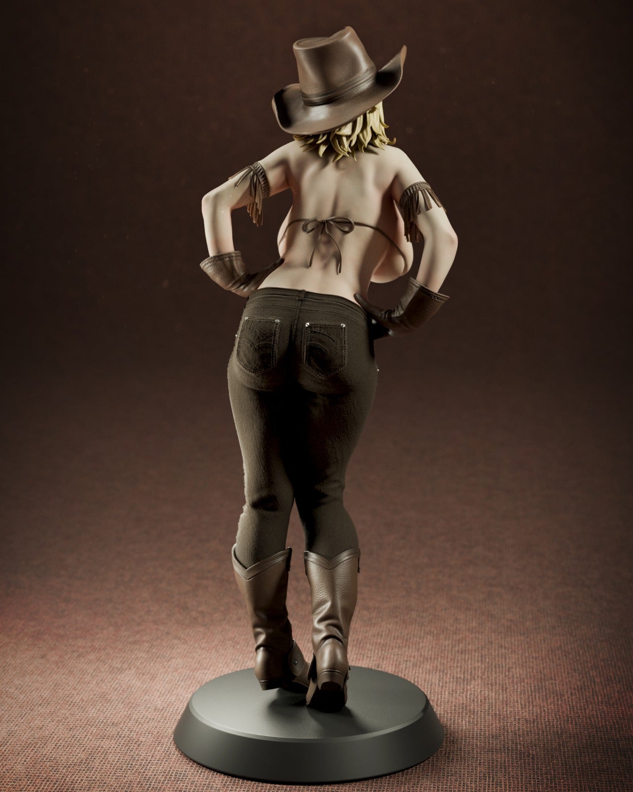 Tina Armstrong style Pro Wrestler Girl resin kit – Unpainted 3D Printed Model kit