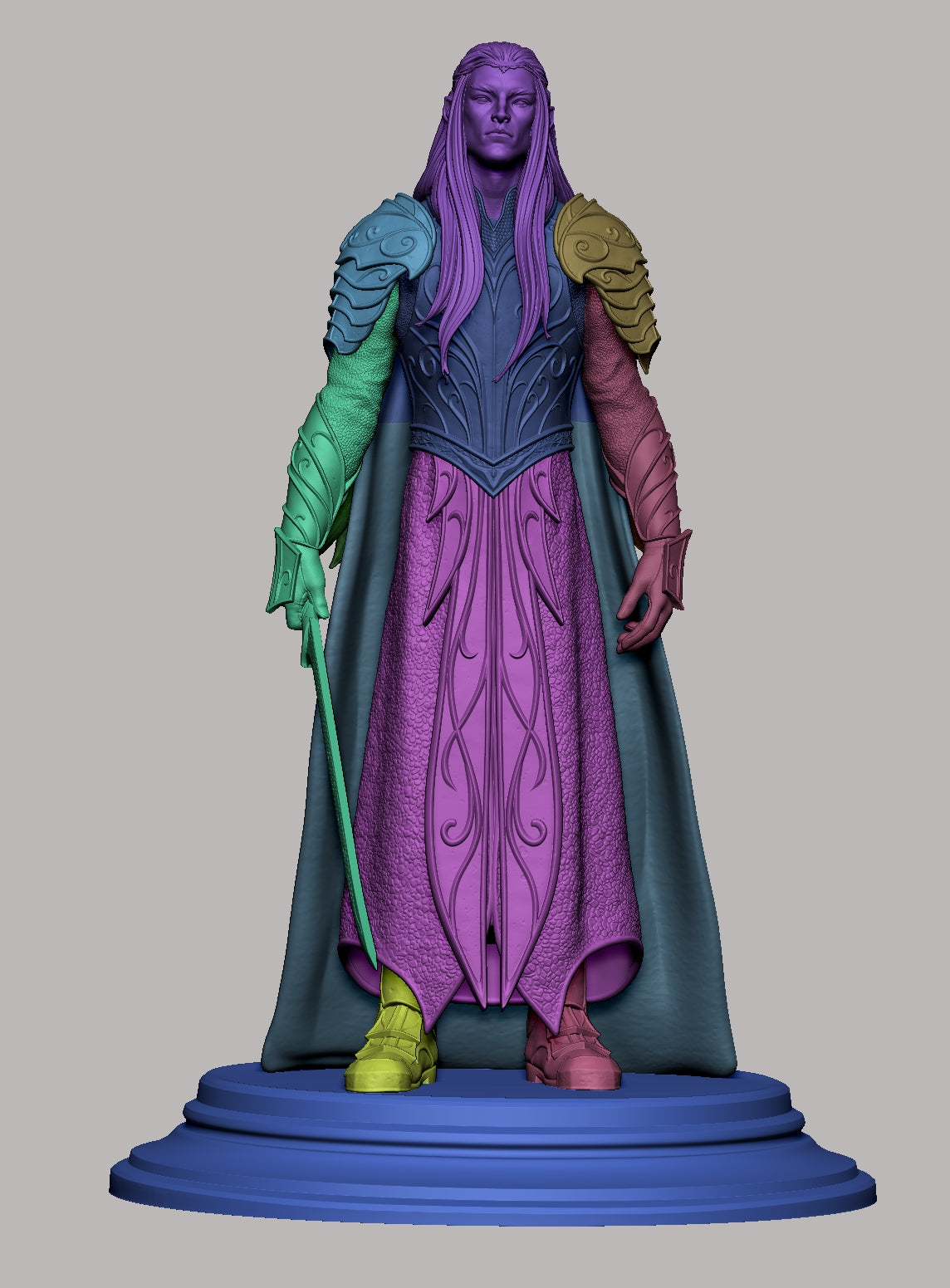 Thranduil Style Lord of the Rings Hobbit Unpainted Resin Garage Kit (1/6-1/12)