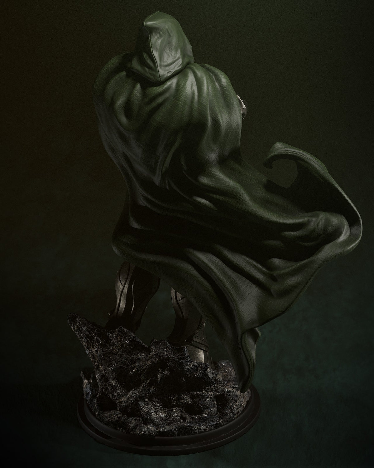 Dr Doom Style Fantastic Four Marvel Unpainted Resin Garage Model Kit (1/6-1/12)