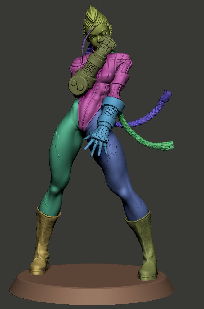 Cammy Style Delta Red Operative Resin Kit – Unpainted 3D Printed Model Kit