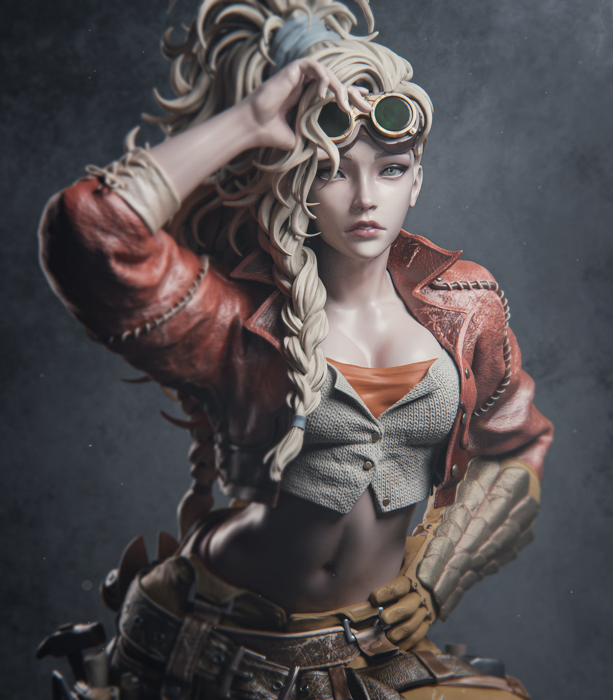 Gemma Style Dark Fantasy Monster Warrior Unpainted Resin Garage Model (1/6-1/12)