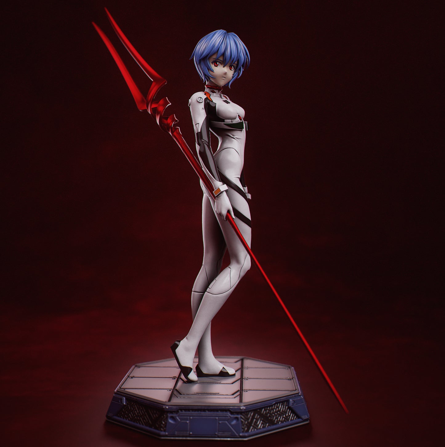 Rei Ayanami style resin kit – Unpainted 3D Printed Model kit