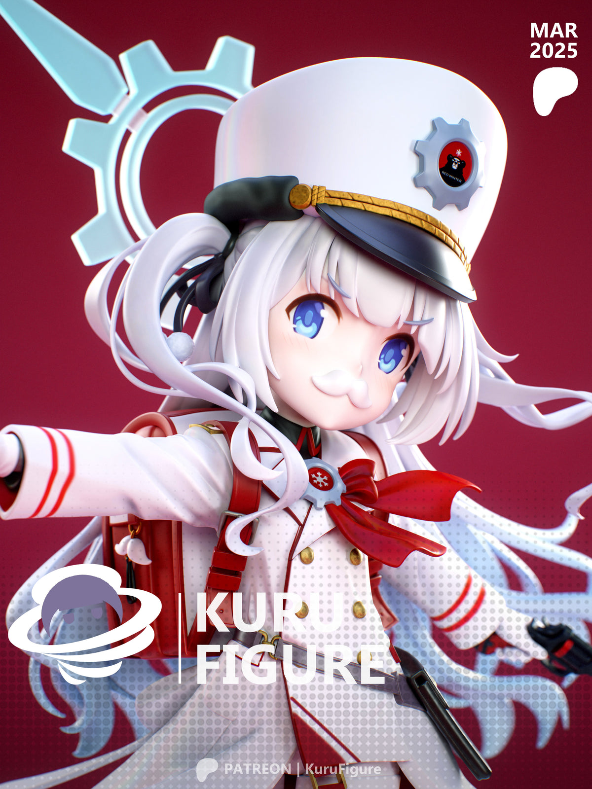 Renkawa Cherino Style Blue Archive Unpainted Resin Kit (1/6-1/12)