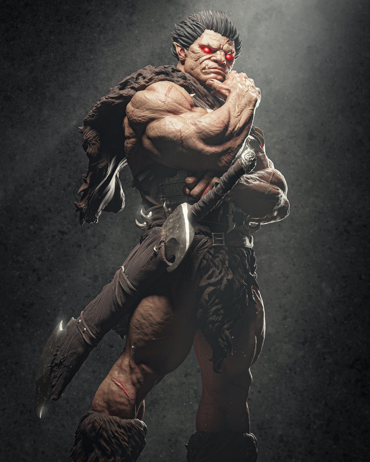 Zodd Style Berserk Anime Monster Unpainted Resin Garage Model Kit (1/6-1/12)