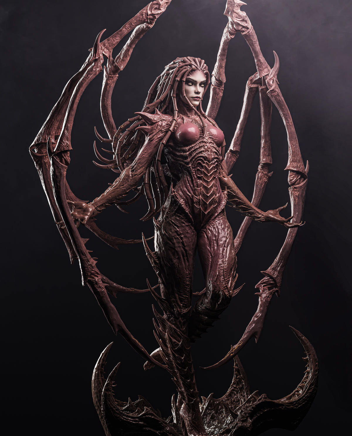Sara Kerrigan Style Starcraft Sci-Fi Unpainted Resin Garage Kit (1/6-1/12)