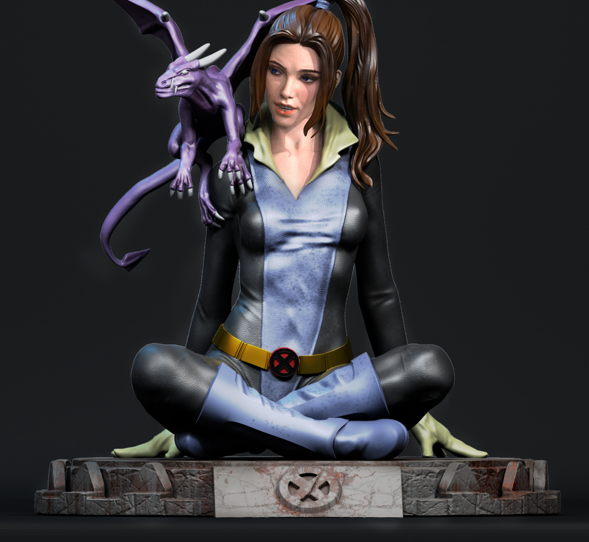 Kitty Pryde Style X-Men Marvel Comic Unpainted Resin Garage Model Kit (1/6-1/12)