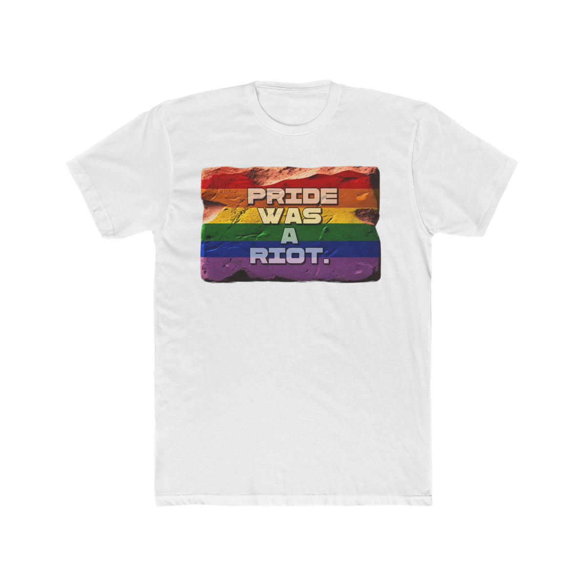 Pride Was a Riot T-Shirt – LGBTQ+ Protest Tee, Queer History Graphic Pride Shirt