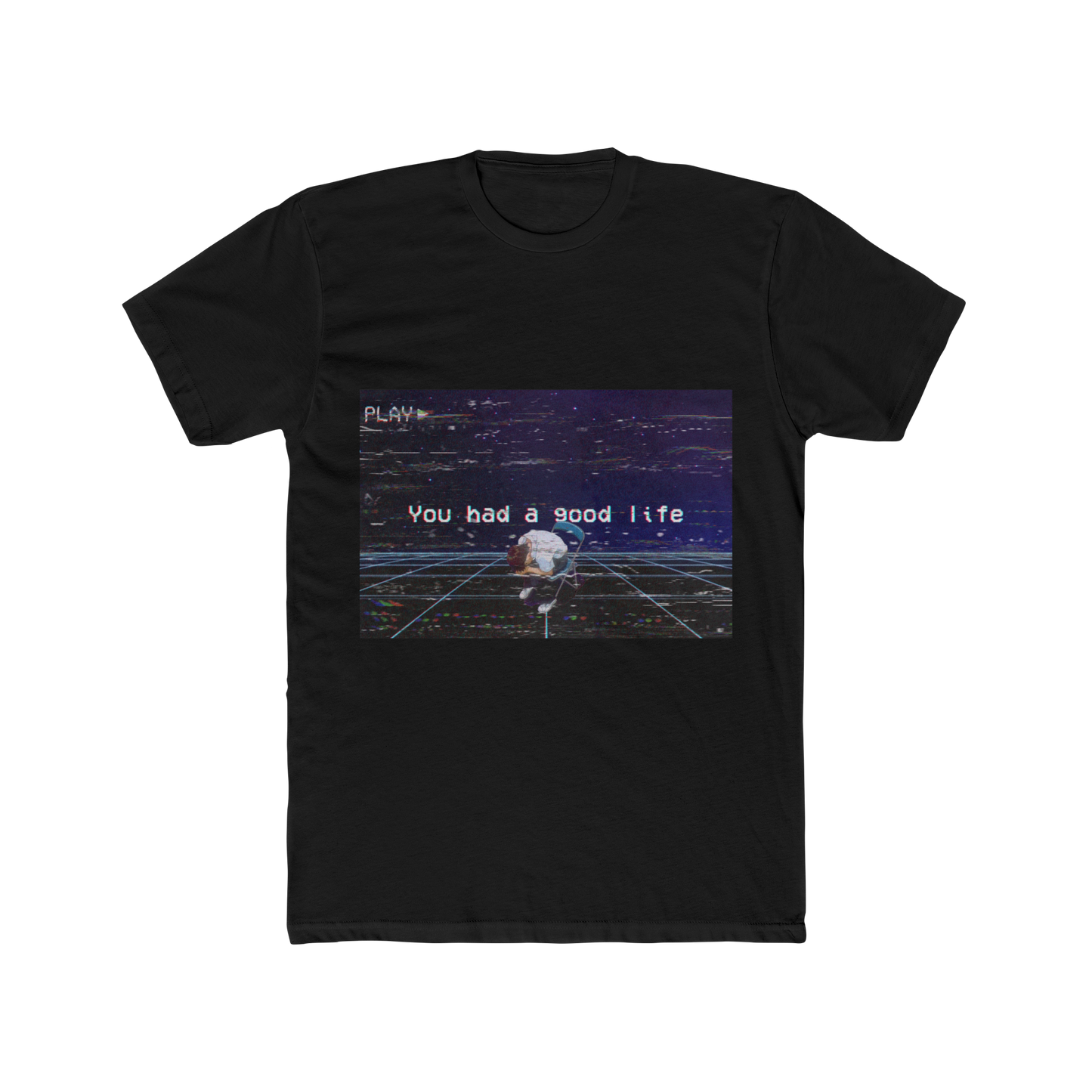You Had a Good Life Shirt – Vaporwave Shinji Graphic Tee, Aesthetic Sad Anime VHS T-Shirt