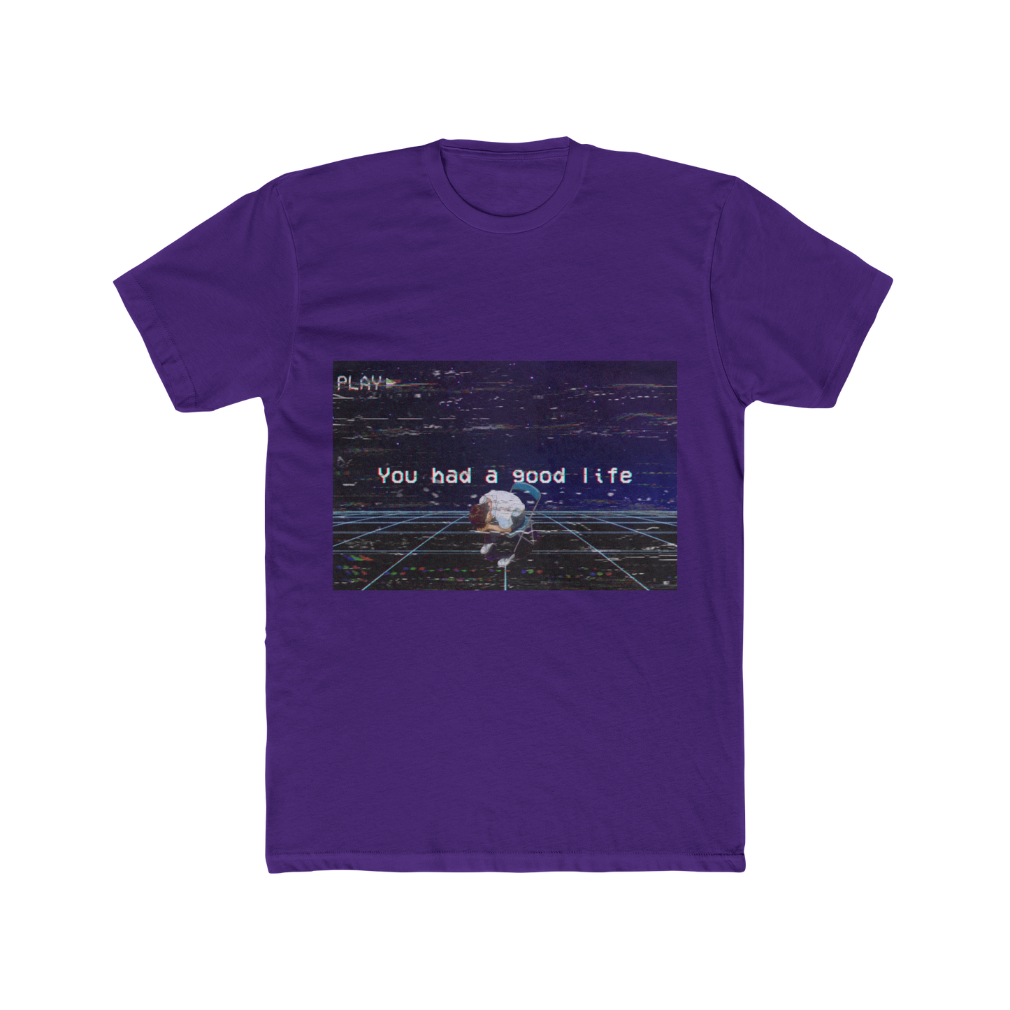 You Had a Good Life Shirt – Vaporwave Shinji Graphic Tee, Aesthetic Sad Anime VHS T-Shirt