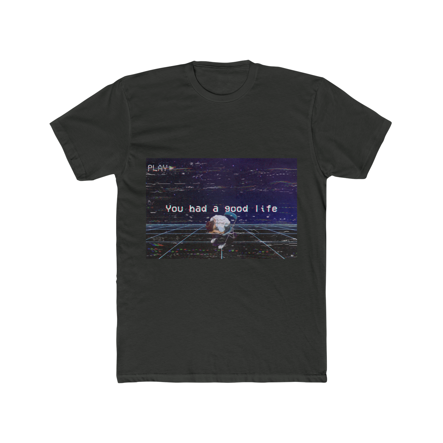 You Had a Good Life Shirt – Vaporwave Shinji Graphic Tee, Aesthetic Sad Anime VHS T-Shirt