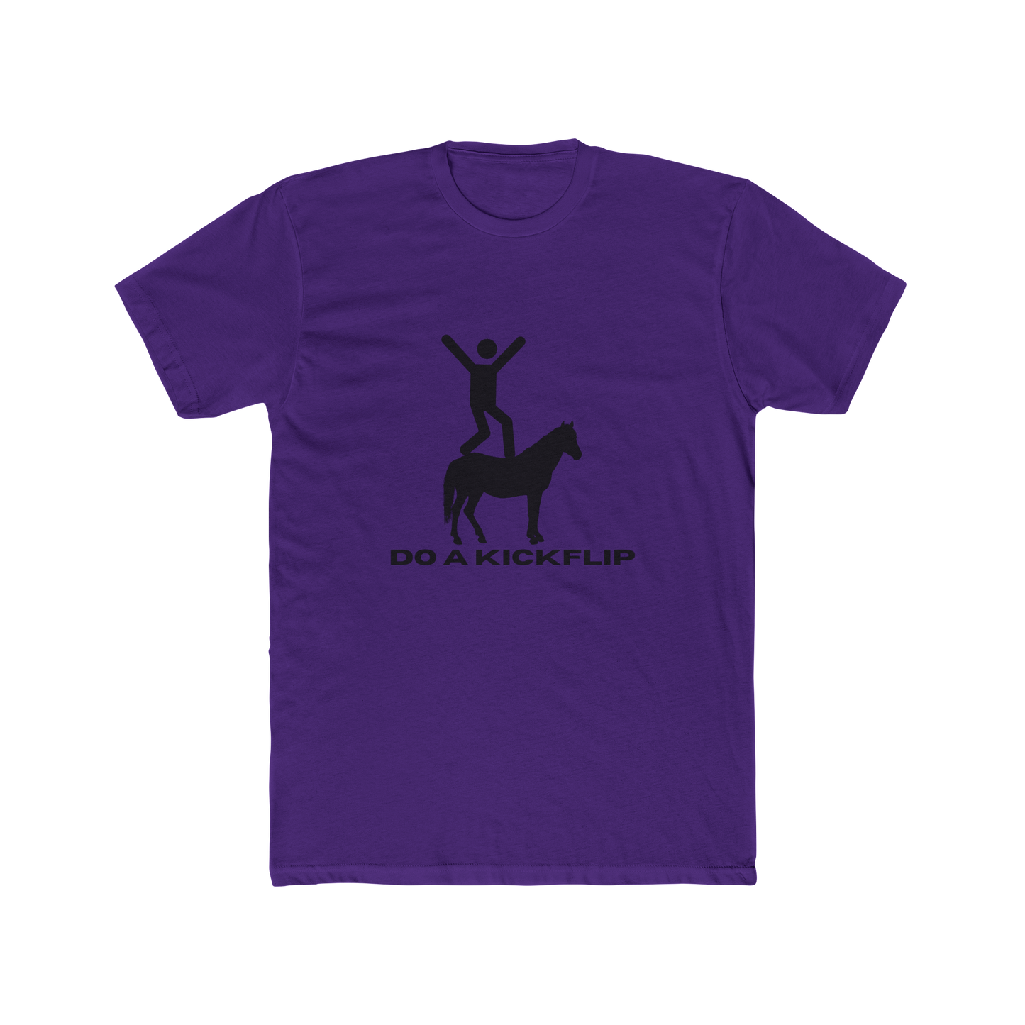Do a Kickflip Horse Shirt – Funny Skateboard Meme T-Shirt, Sarcastic Graphic Tee for Skaters