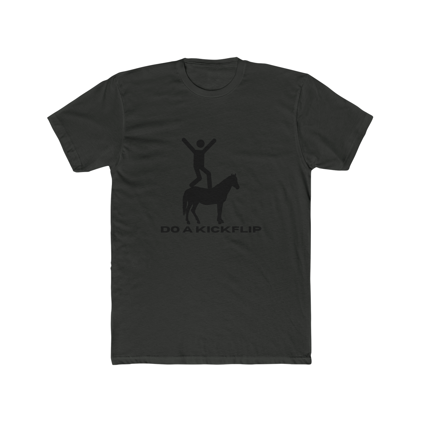 Do a Kickflip Horse Shirt – Funny Skateboard Meme T-Shirt, Sarcastic Graphic Tee for Skaters