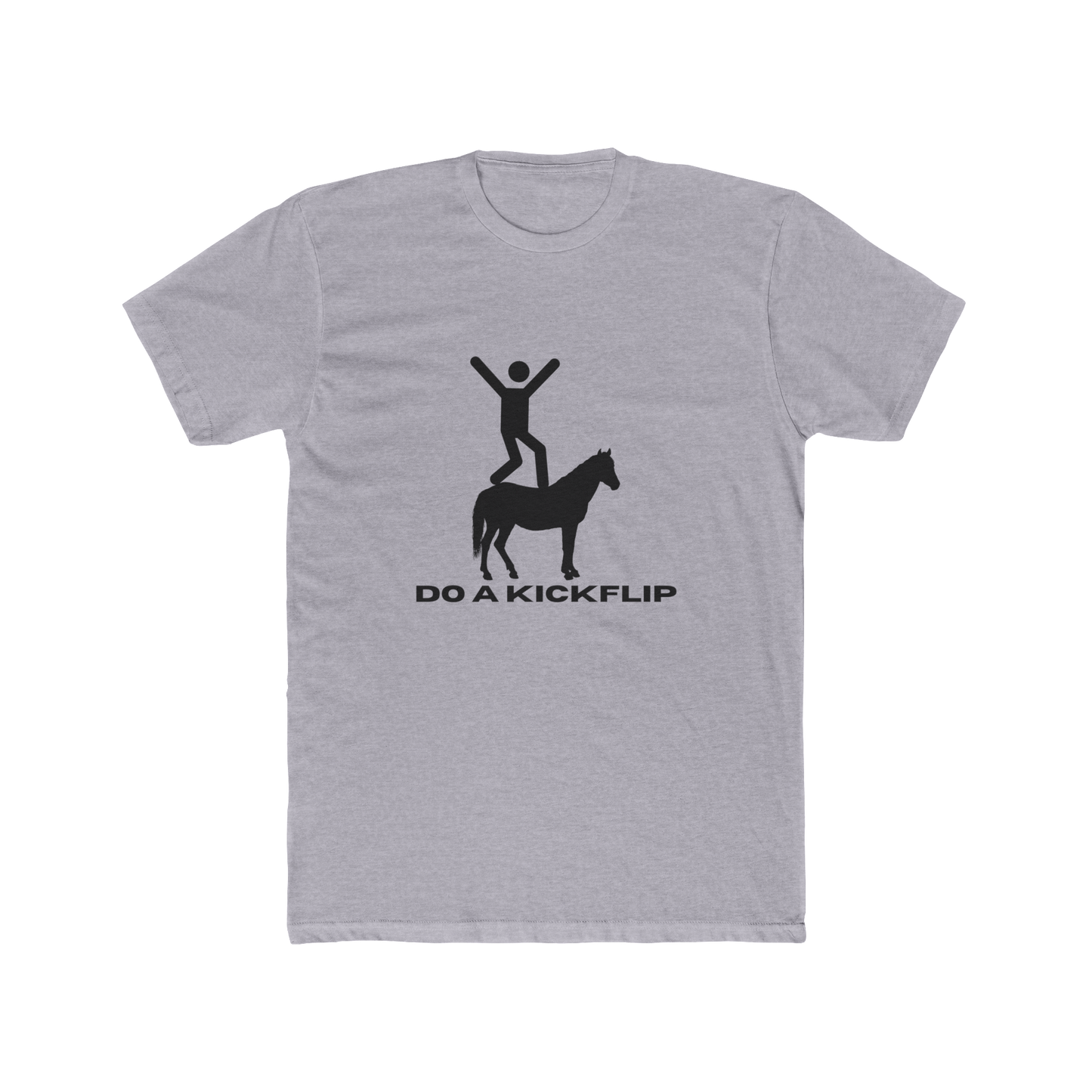 Do a Kickflip Horse Shirt – Funny Skateboard Meme T-Shirt, Sarcastic Graphic Tee for Skaters