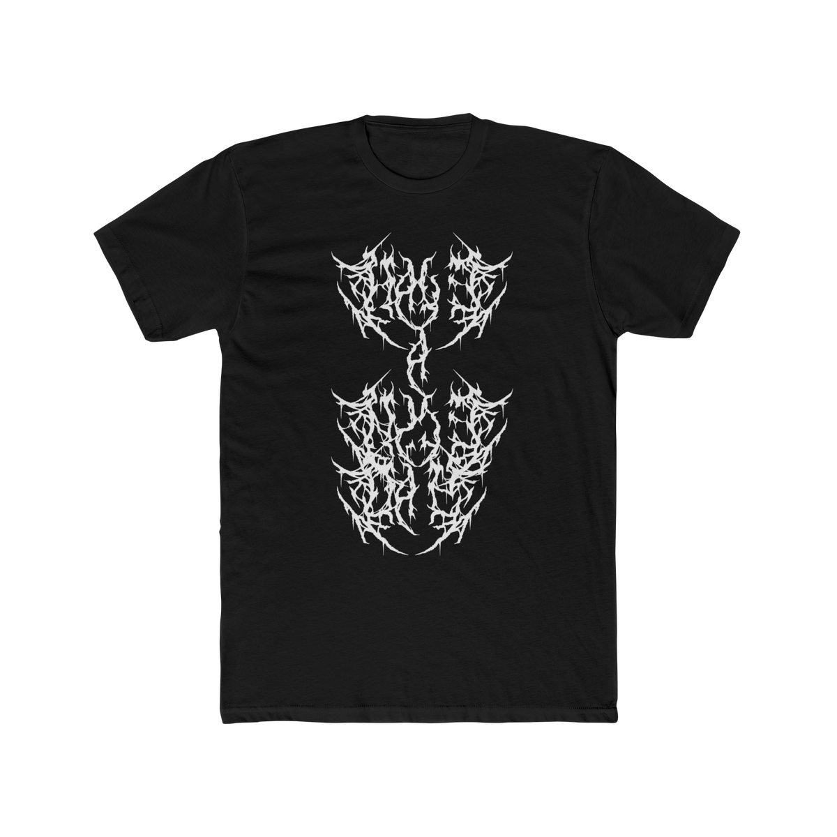 Have a Nice Day Shirt - Metal Font Shirt, Heavy Metal Aesthetic Tee, Death Metal Typography, Goth Rock and Roll T-Shirt, Rare Cool Graphic