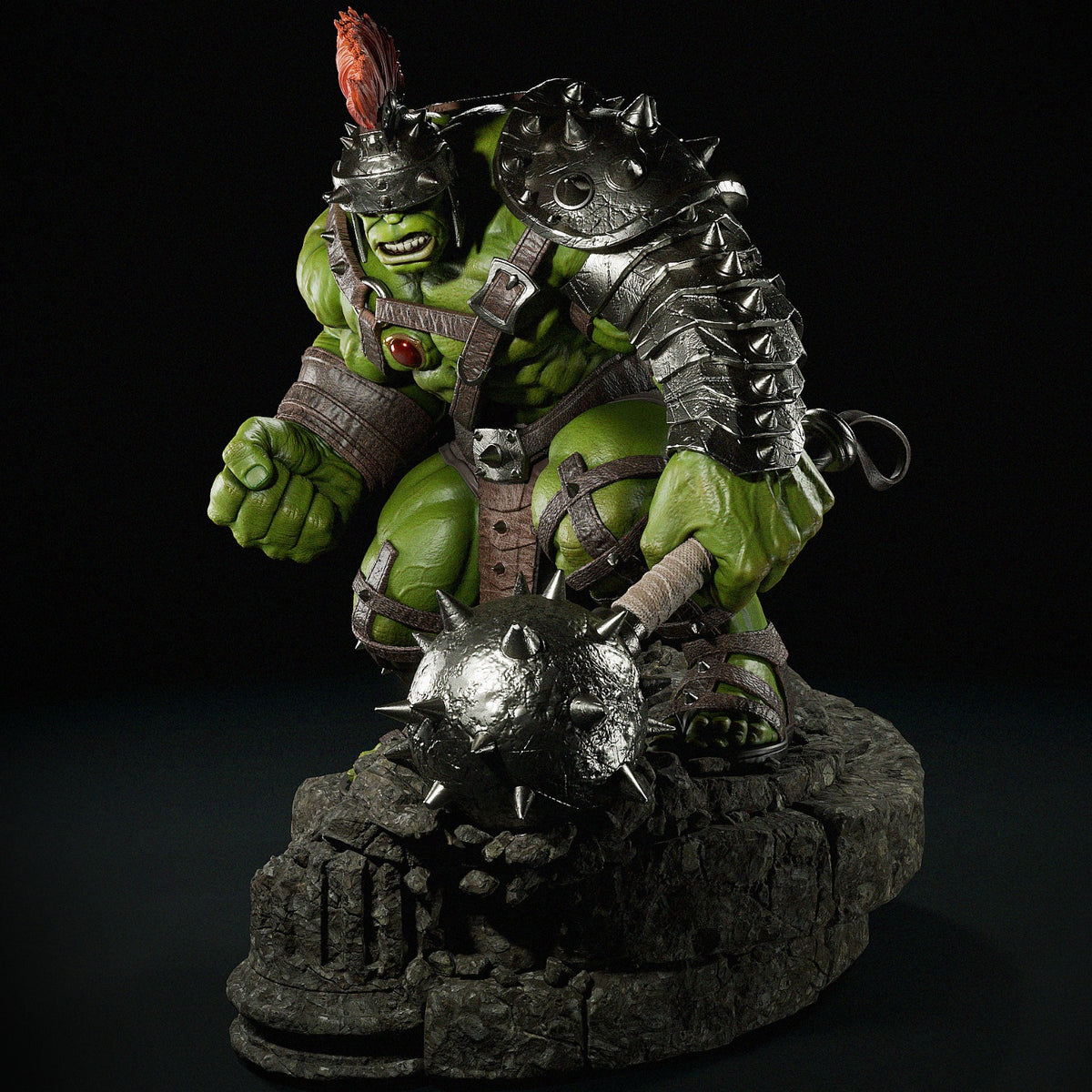Gladiator Hulk Style Ragnarok Marvel Unpainted Resin Garage Model Kit (1/6-1/12)