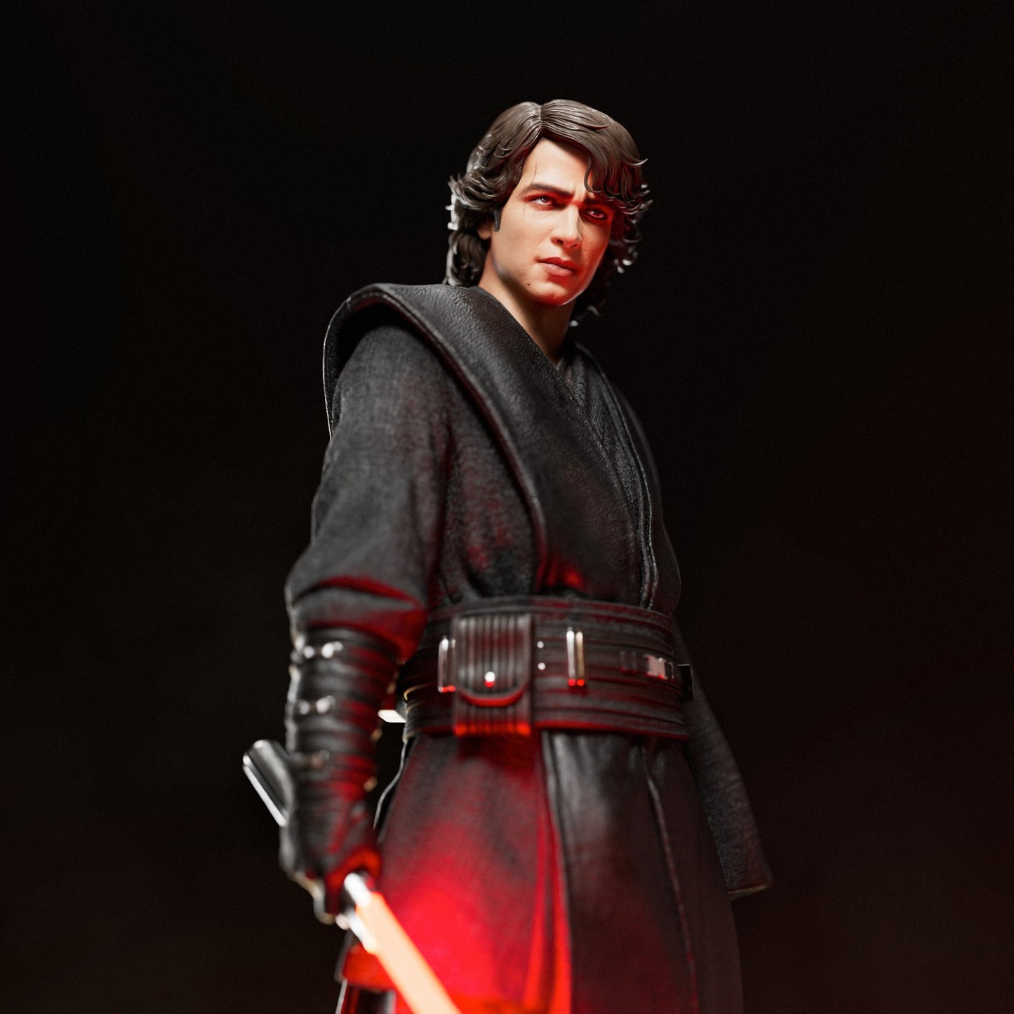 Anakin style Fallen Chosen One resin kit – Unpainted 3D Printed Model kit