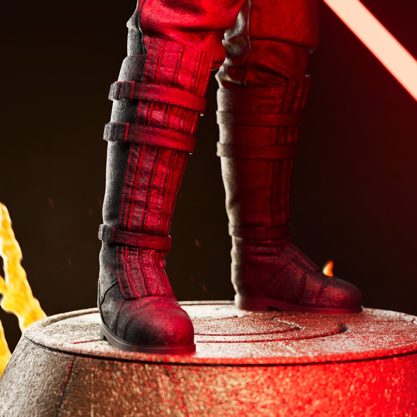 Anakin style Fallen Chosen One resin kit – Unpainted 3D Printed Model kit