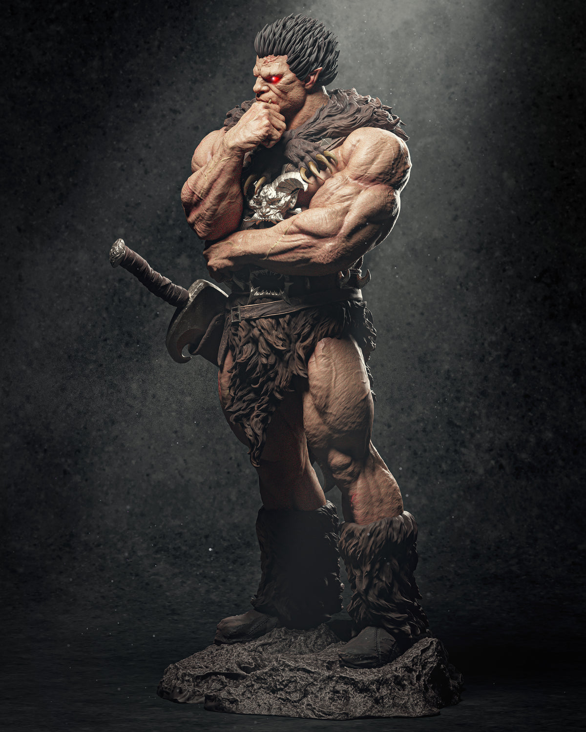 Zodd Style Berserk Anime Monster Unpainted Resin Garage Model Kit (1/6-1/12)